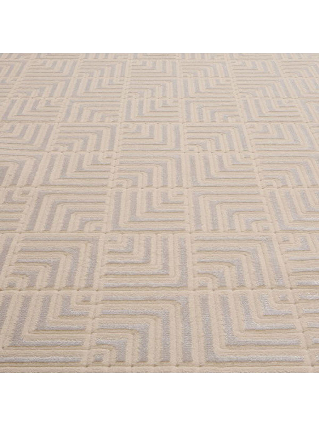 Soft Asera Halı - Ekru - 160x230 cm-1