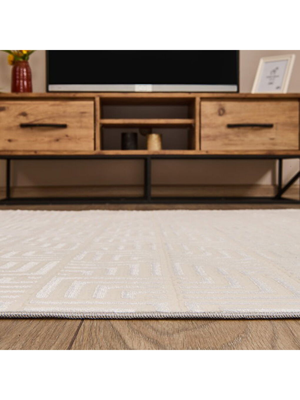 Soft Asera Halı - Ekru - 160x230 cm-2