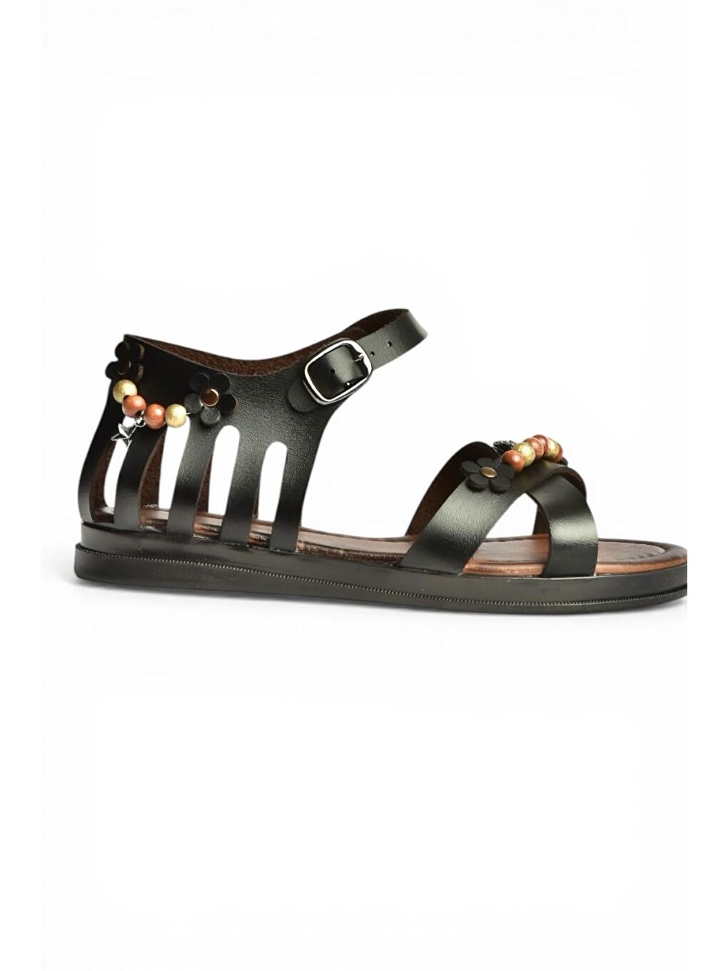 Siyah Kadın Sandalet Y390360203-3