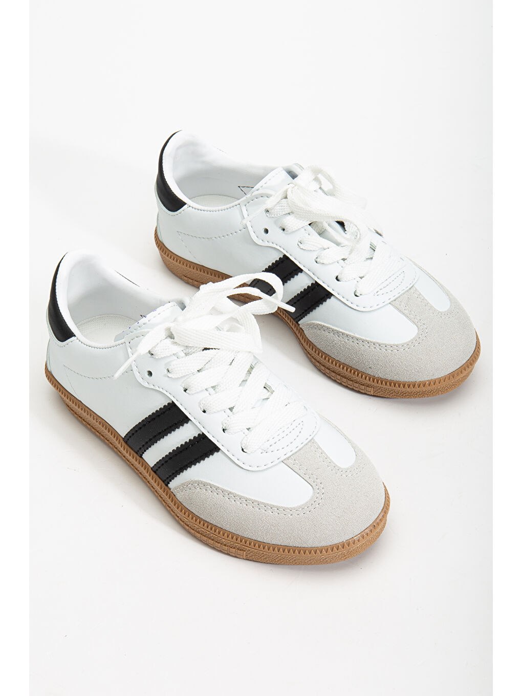 Beyaz Sanbo Günlük Ortopedik Unisex Çocuk Sneaker Spor Ayakkabı