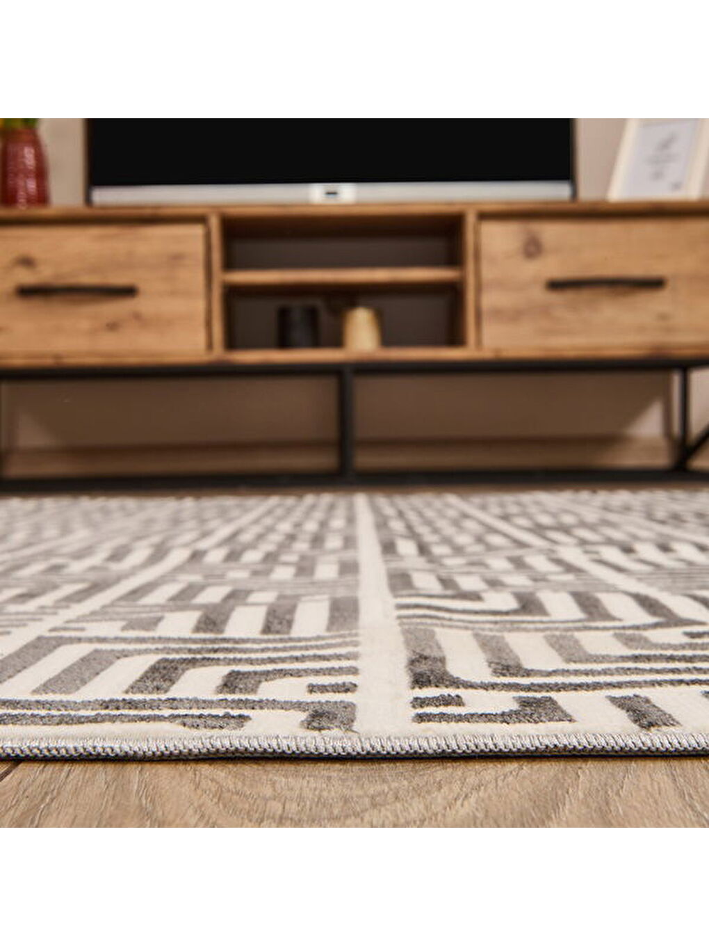 Soft Vulga Halı - Antrasit - 160x230 cm-2