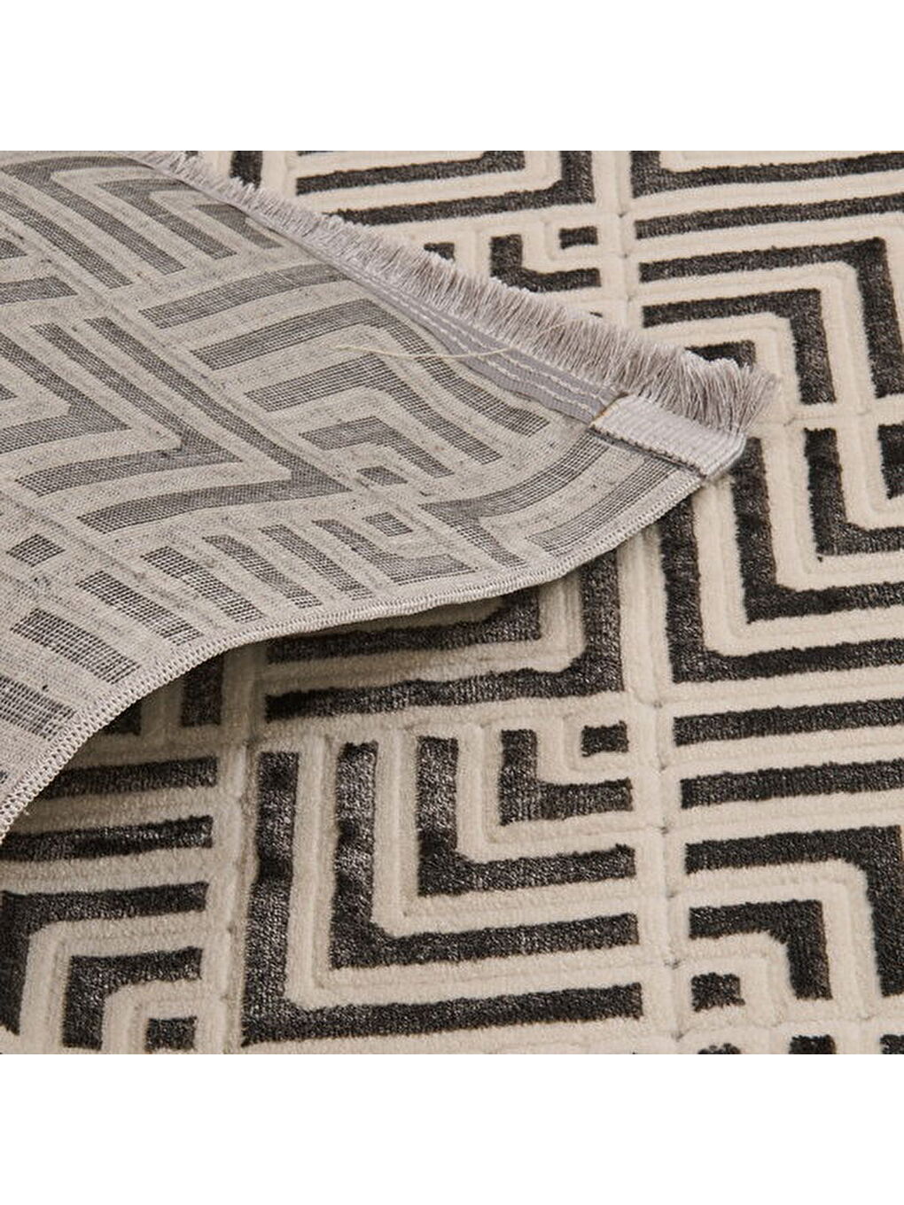 Soft Vulga Halı - Antrasit - 160x230 cm-3