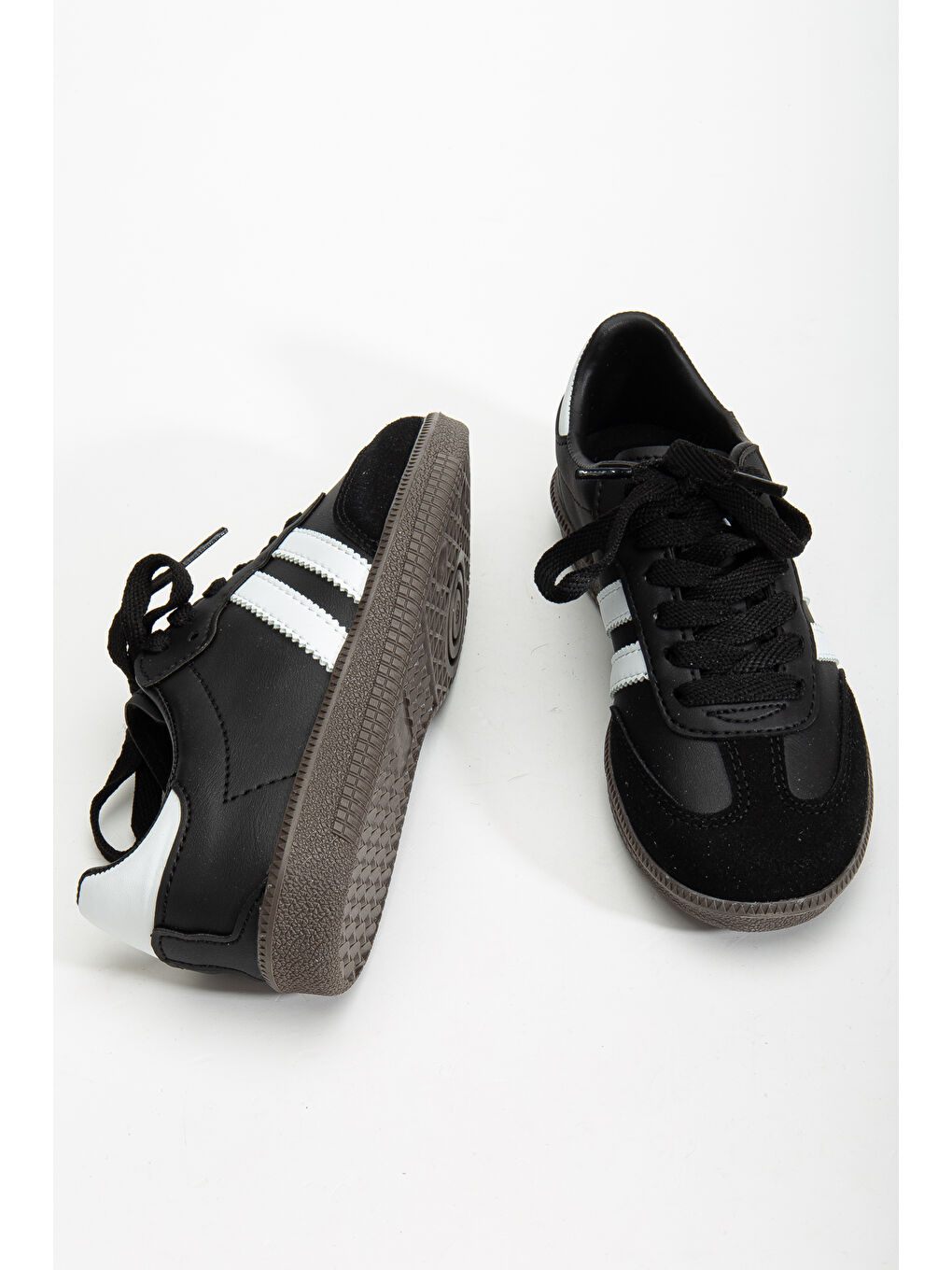 Siyah Sanbo Günlük Ortopedik Unisex Çocuk Sneaker Spor Ayakkabı-2