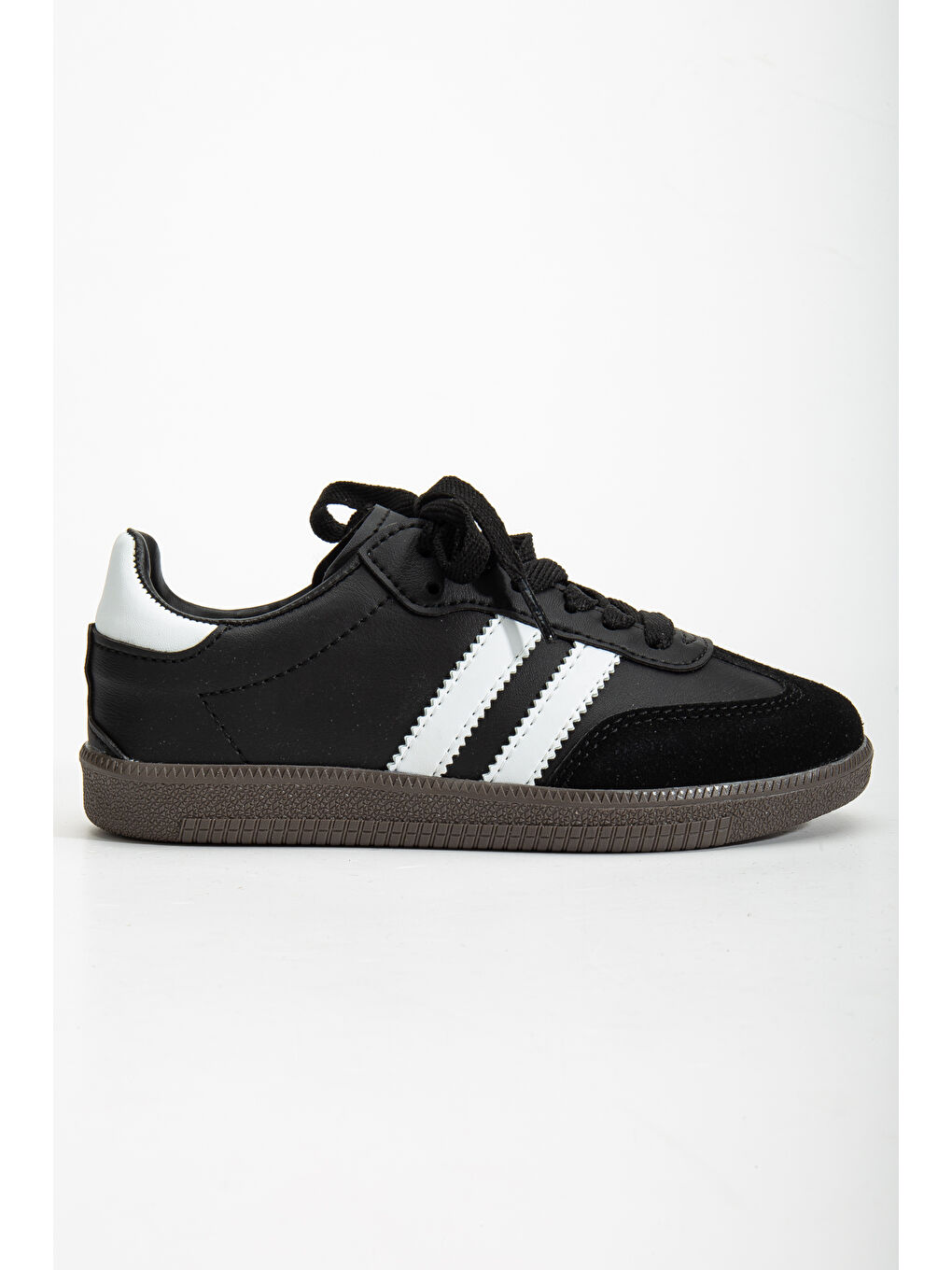 Siyah Sanbo Günlük Ortopedik Unisex Çocuk Sneaker Spor Ayakkabı-3