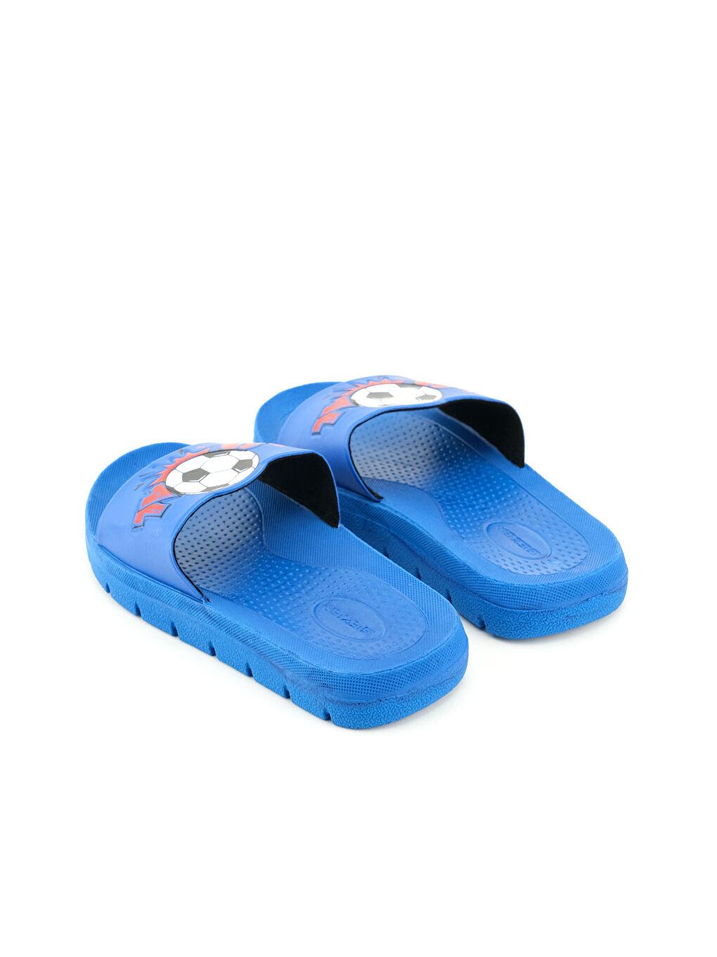 Mavi Erkek Çocuk Yazlık PU Islak Zemine Uygun Ev Bahçe Banyo Havuz Terlik-3