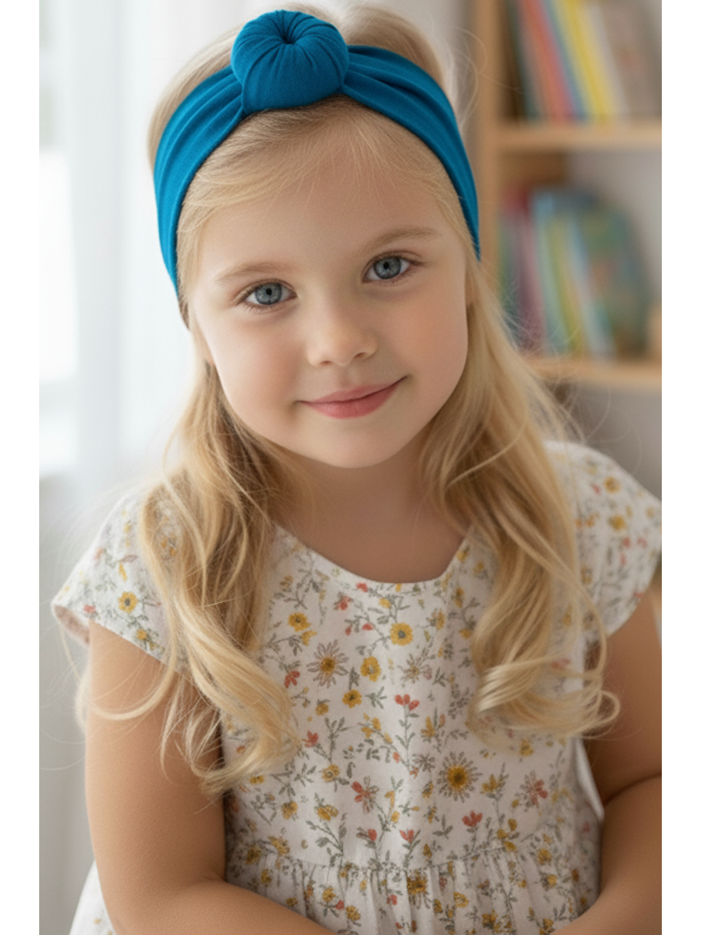 Kız Çocuk Bandana / Mavi