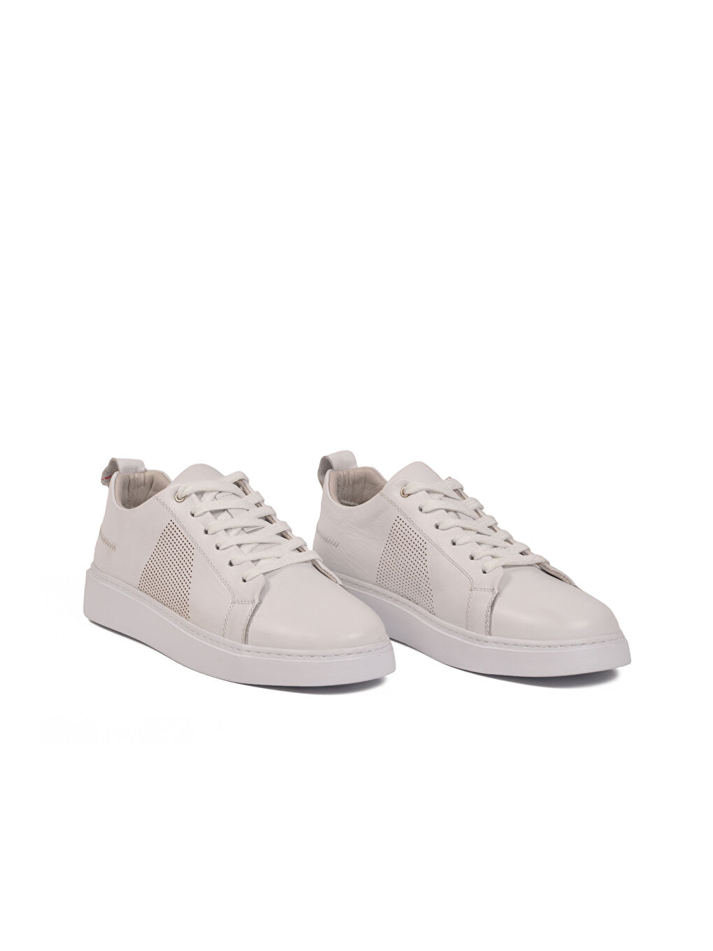 Beyaz Hakiki Deri Erkek Casual Ayakkabı 061316L M-2