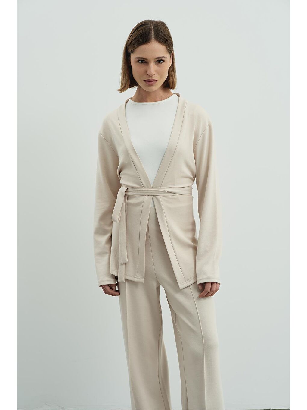 Pure Touch Kimono Bej-3