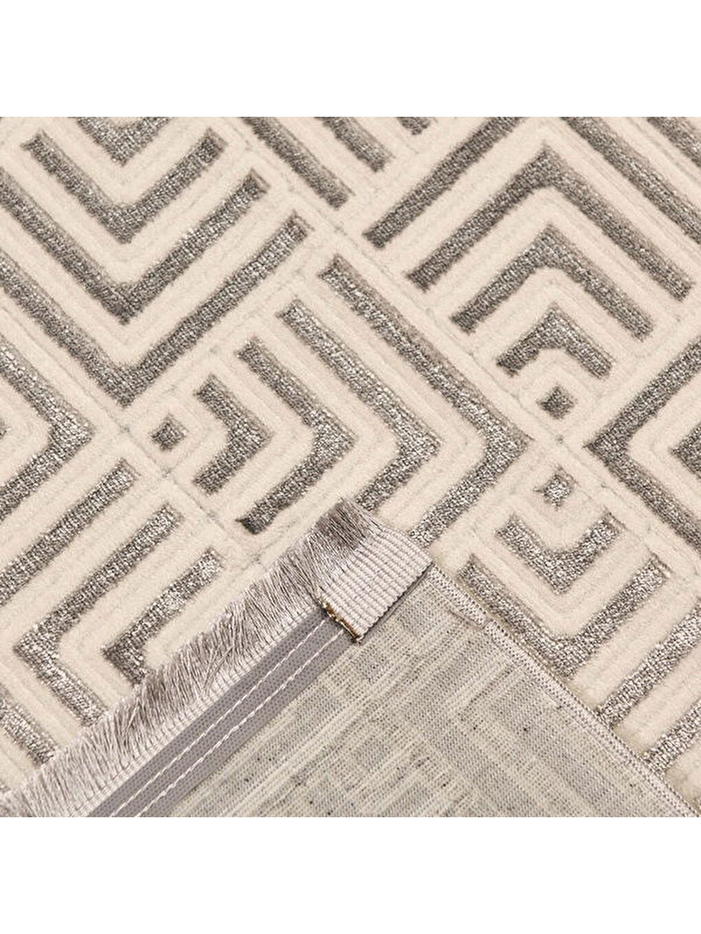 Soft Silva Halı - Gri - 80x150 cm-1