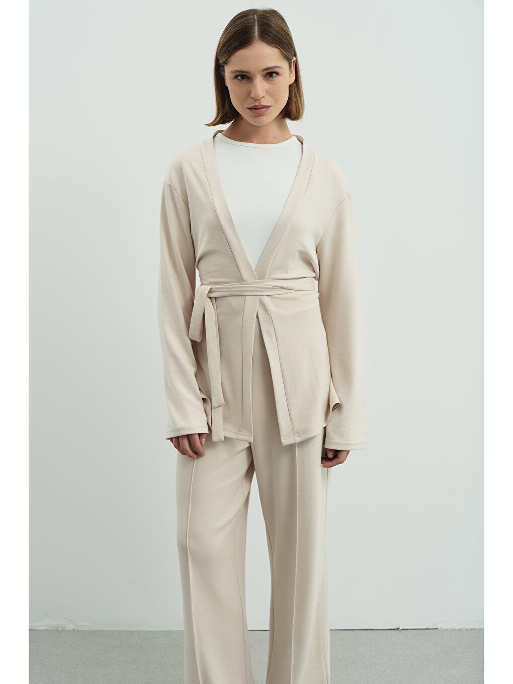 Pure Touch Kimono Bej-5