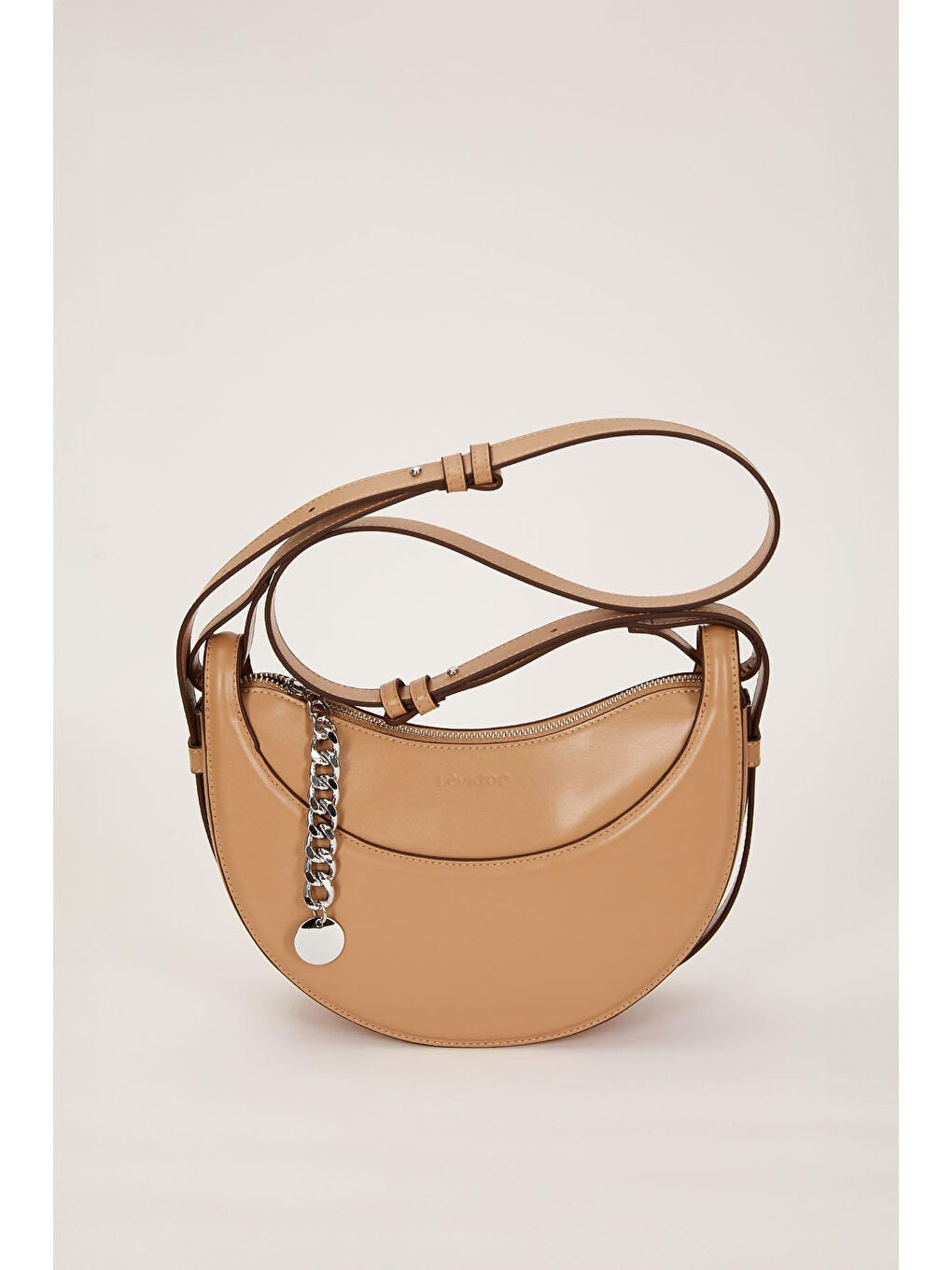 Kahverengi Birleştirilebilir Askılı Deri Çanta 930624 Camel