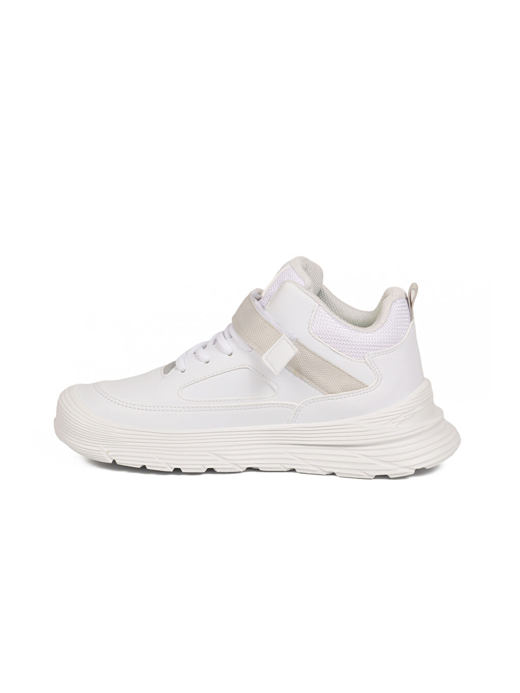 Beyaz Cırtlı Ortopedik Bilek Boy Erkek Çocuk Bot 2036 F-2