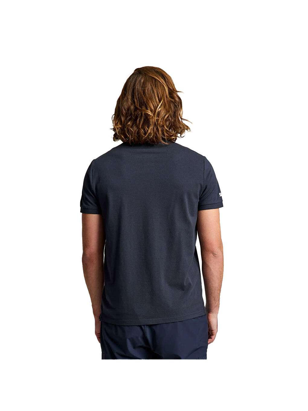 Lacivert Deck Polo Ss Erkek Mavi Polo Tişört-4