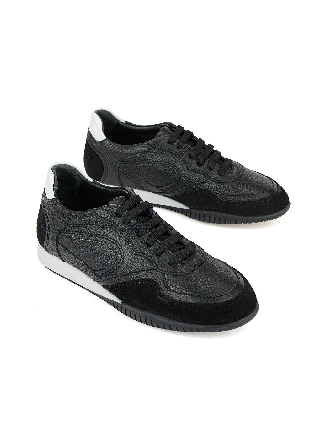 Kadın Hakiki Deri Günlük Sneaker 1611022Z2743 Siyah-1