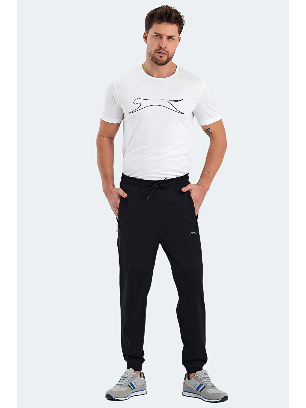 SLAZENGER ONLY IN Erkek Eşofman Altı Siyah - 6