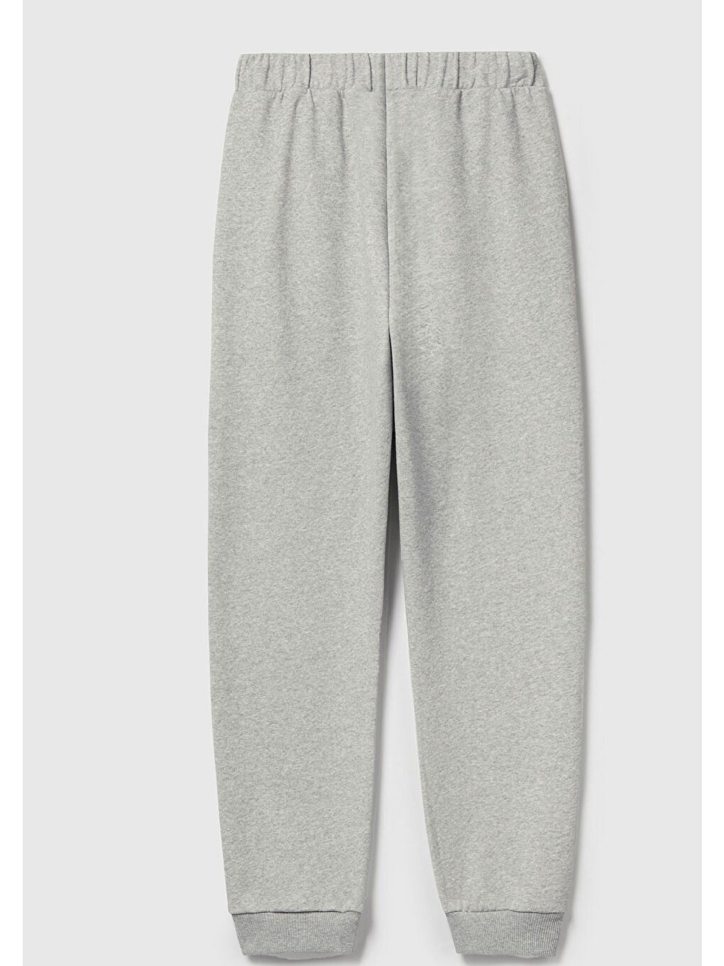 Kadın Gri Melanj  %100 Pamuk Regular Fit Stranger Things Eşofman Altı-2