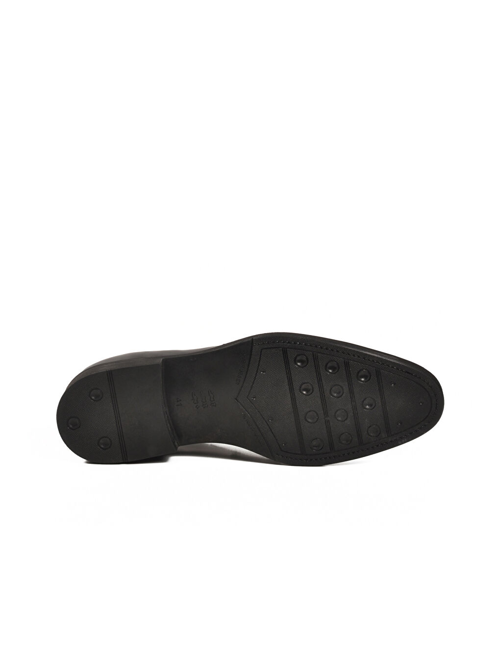 Siyah Açma Hakiki Deri Erkek Klasik Ayakkabı 02133 M-4