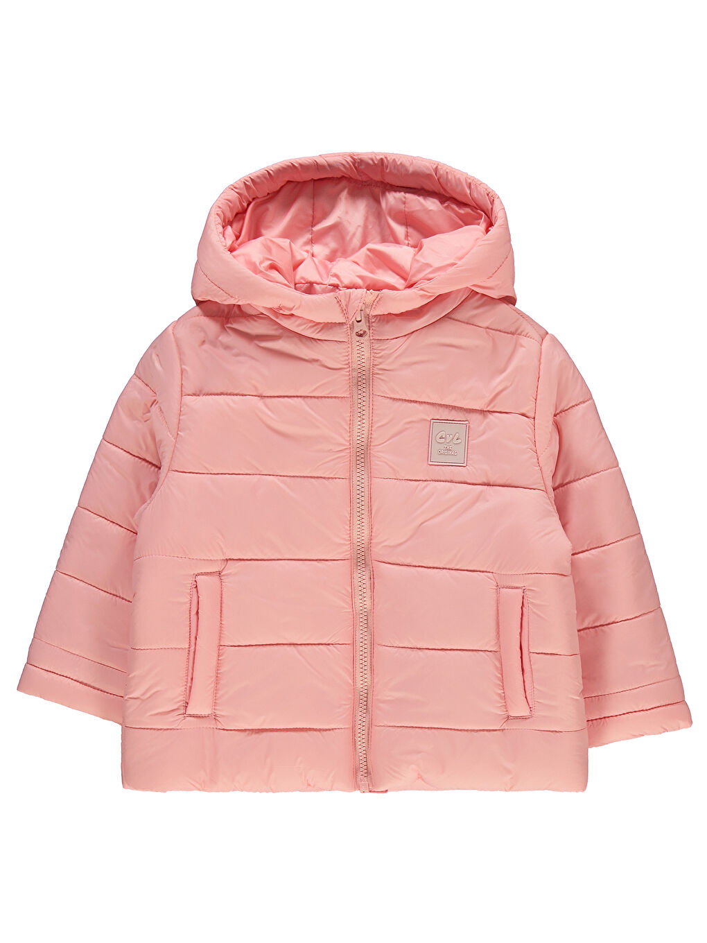 Pembe Girls Kız Çocuk Mont 2-5 Yaş Pudra