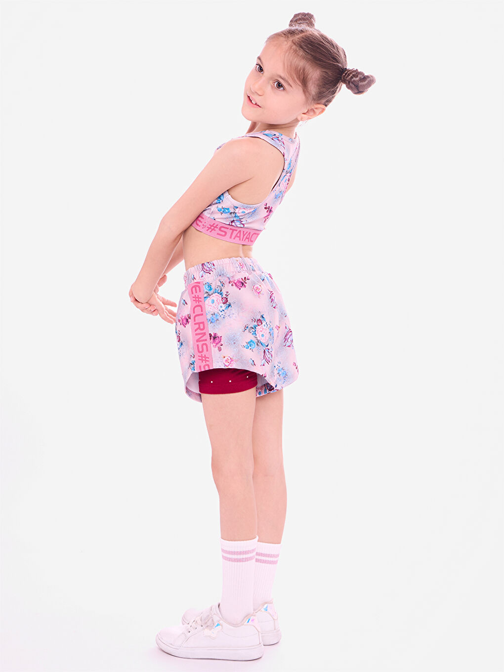 Lila Skybloom Şort Tayt-3