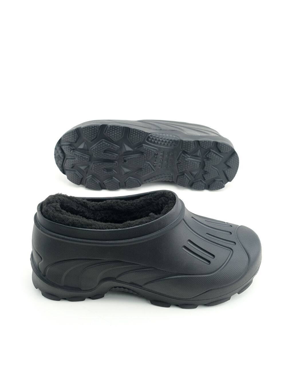 Siyah Erkek Kışlık İçi Pelüşlü Çıkarılıabilir Rahat Taban Kısa Eva Kar Bot-6