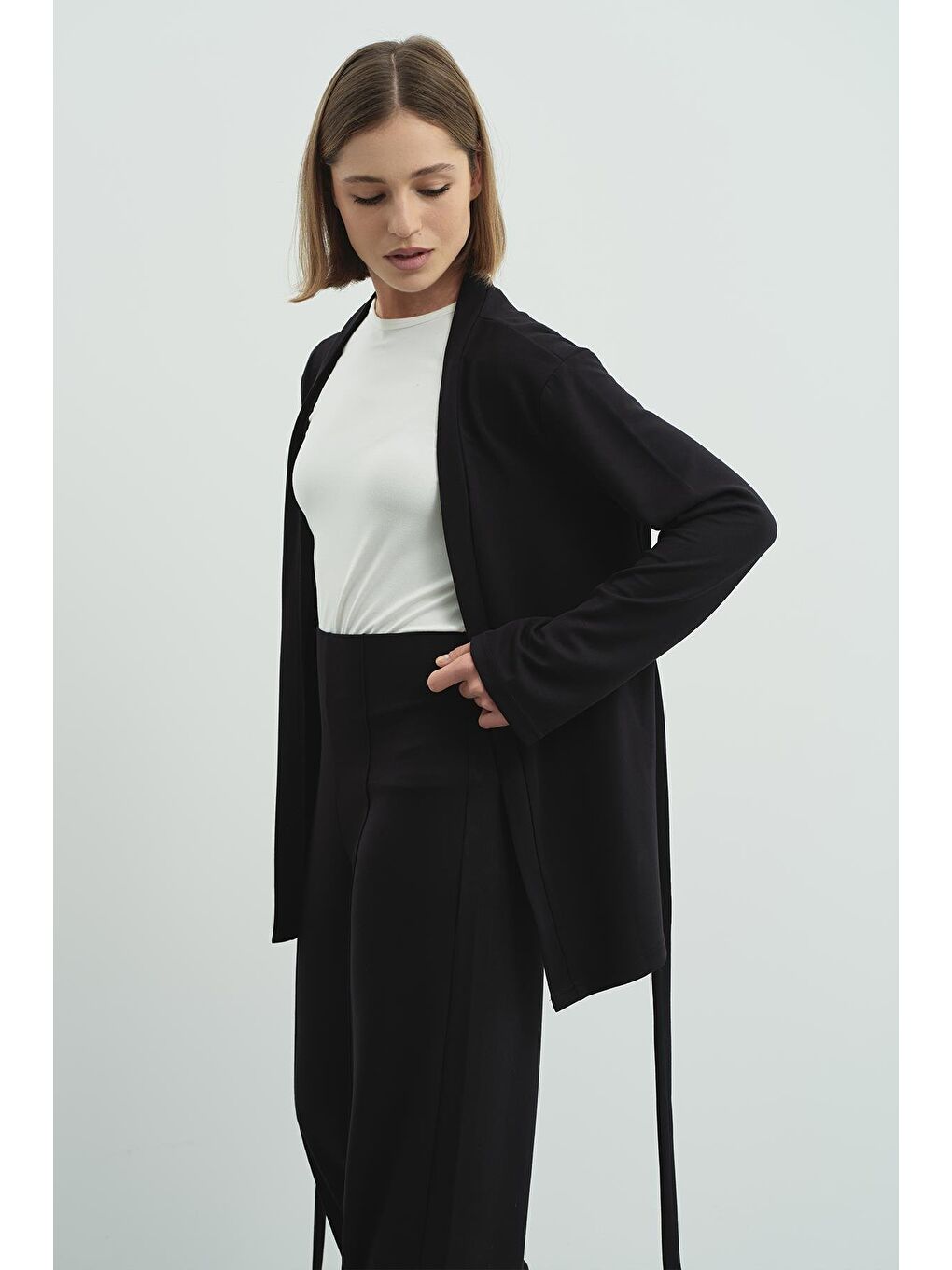 Pure Touch Kimono Siyah-3