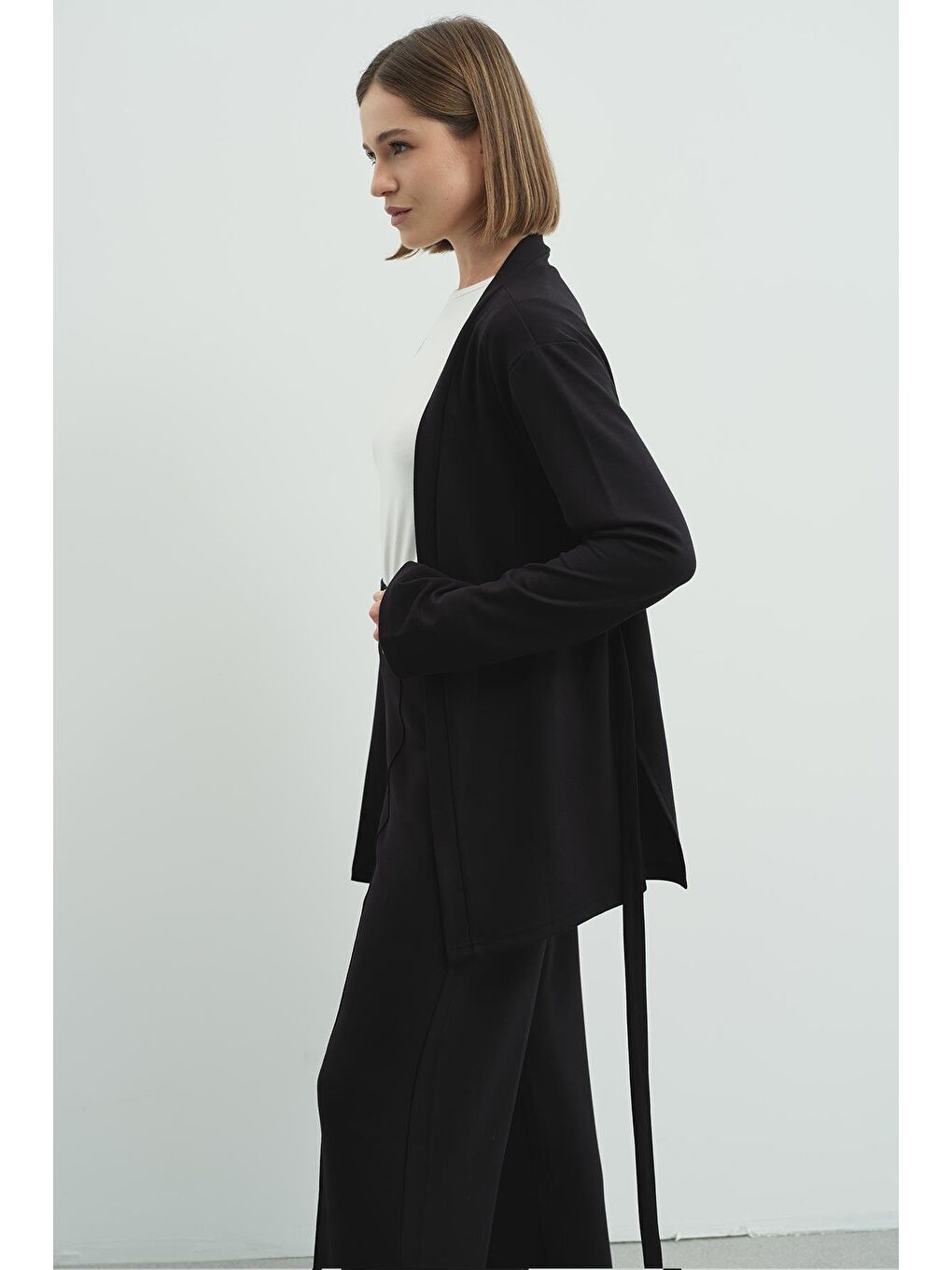 Pure Touch Kimono Siyah-4