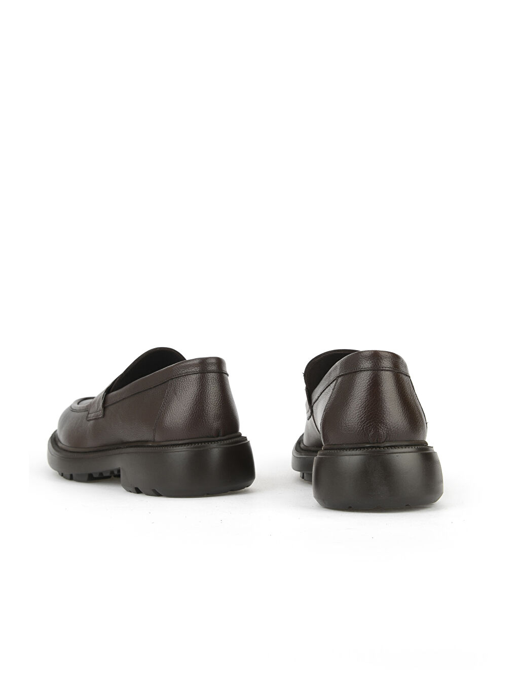 Kahverengi Erkek Hakiki Deri Ayakkabı 153986Z4337 Kahve-2