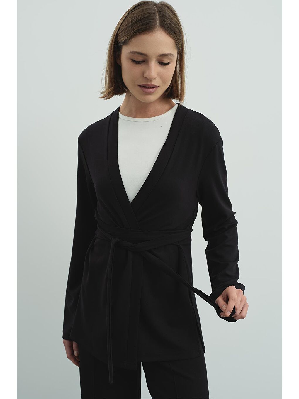 Pure Touch Kimono Siyah-7