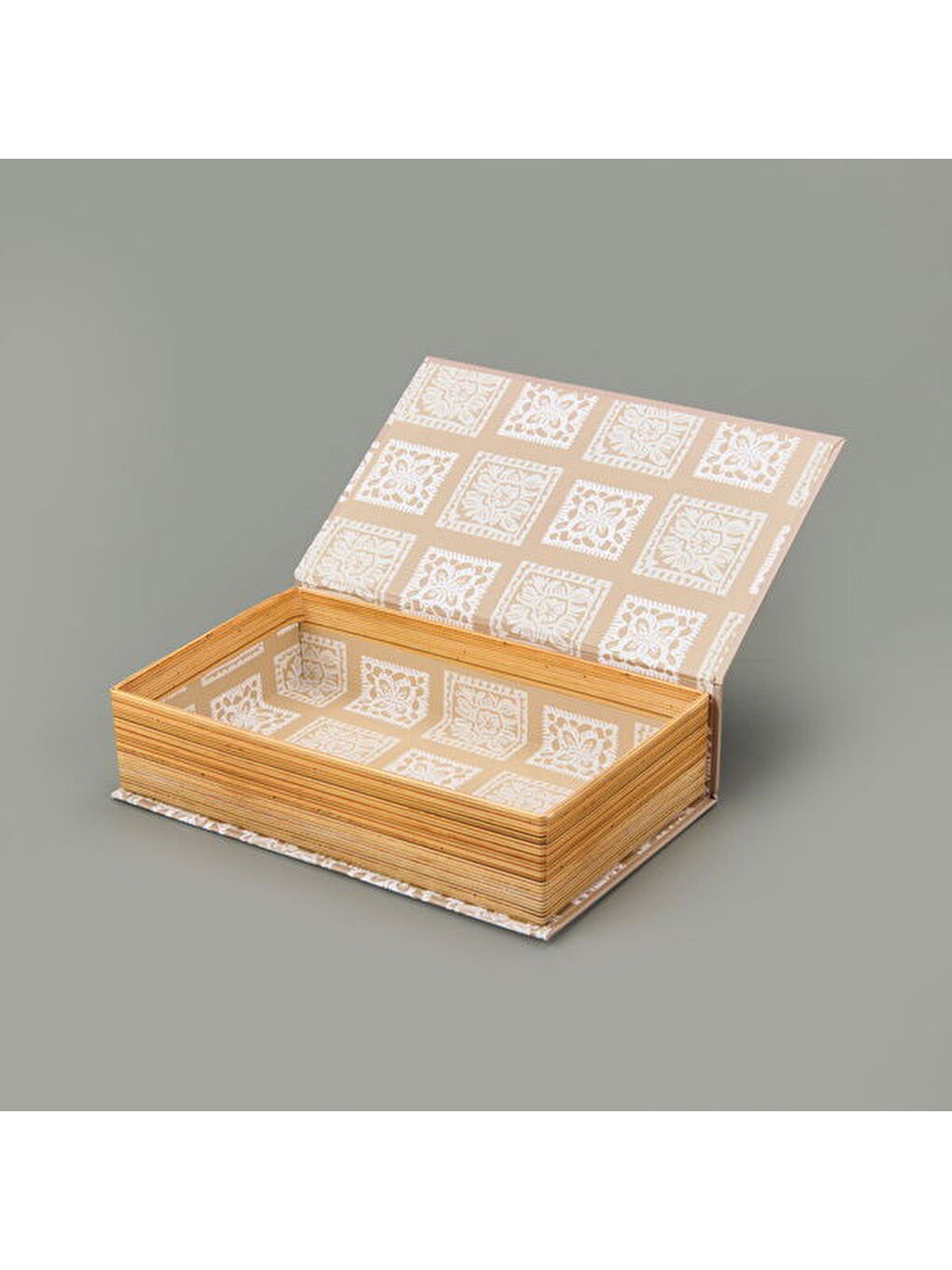 Deco La Vie Boheme Dekoratif Kutu - Bej - 19,5x12x5 cm-2