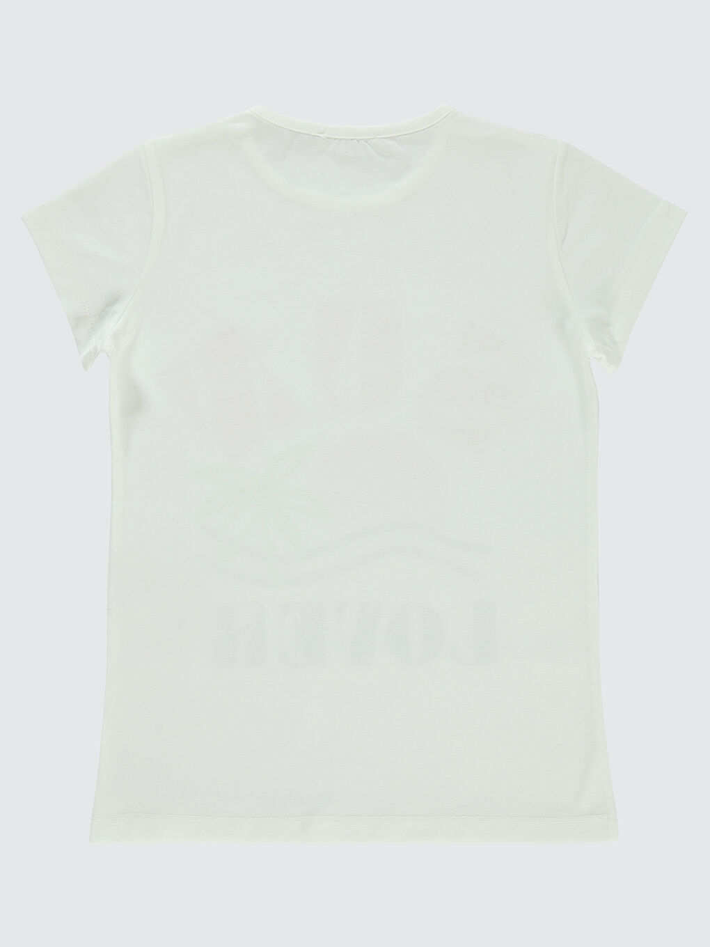 Girls Kız Çocuk Tişört 10-13 Yaş Ekru-1