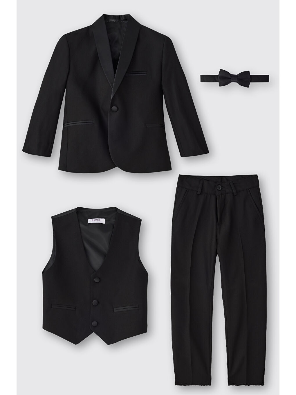 Erkek Bebek Siyah Takım Elbise