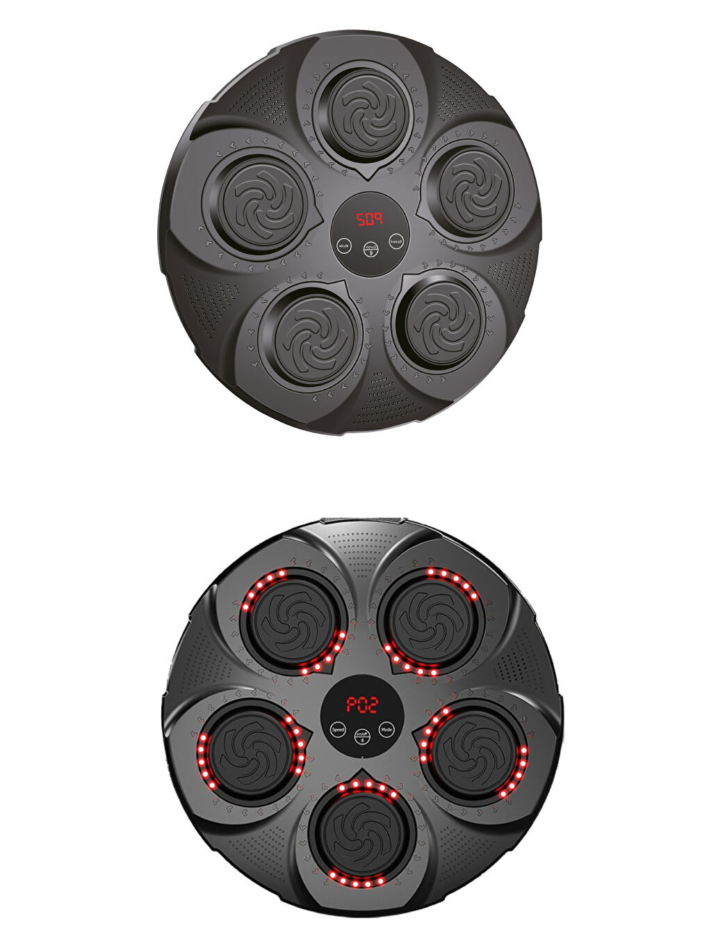 kochler Karişik Akıllı Boks Egzersiz Aleti - Bluetoothlu Boks Makinesi - Müzikli Boks Eğitim Tahtası - 4