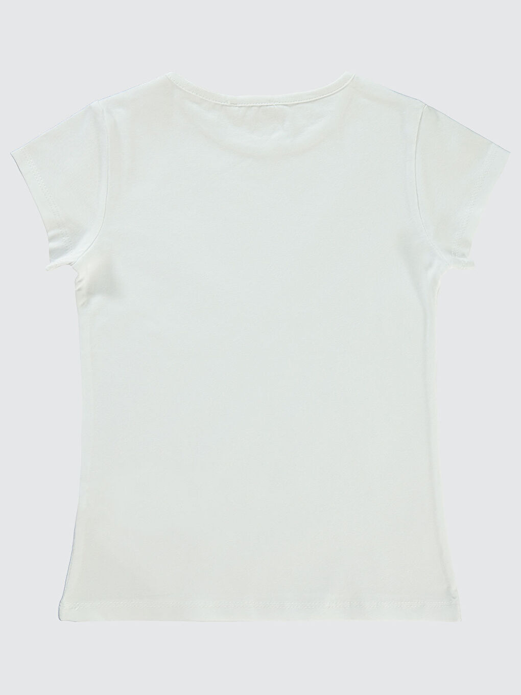 Girls Kız Çocuk Tişört 6-9 Yaş Ekru-1