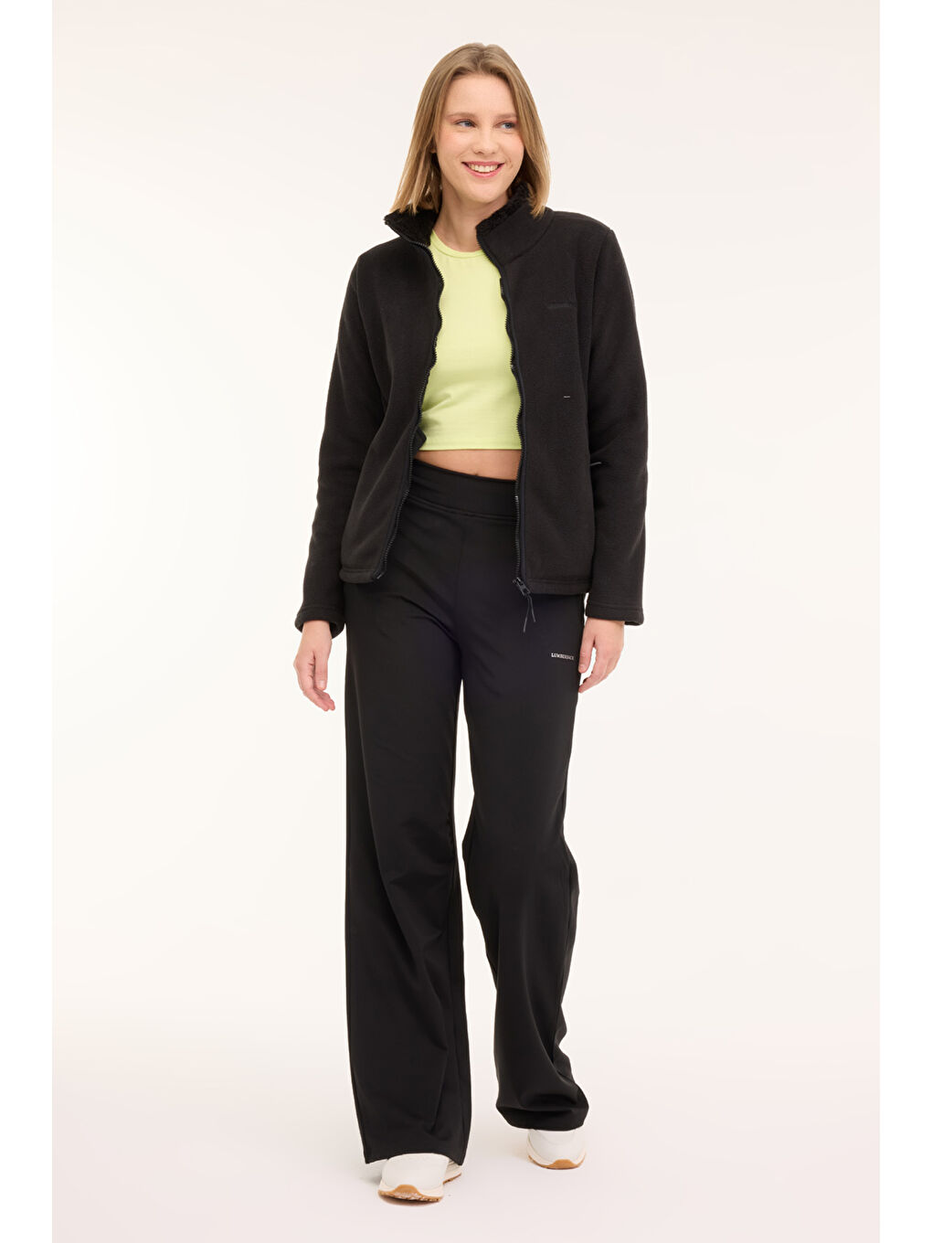 WL EDYTH 7OTD-06 4PR Siyah Kadın Polar-2