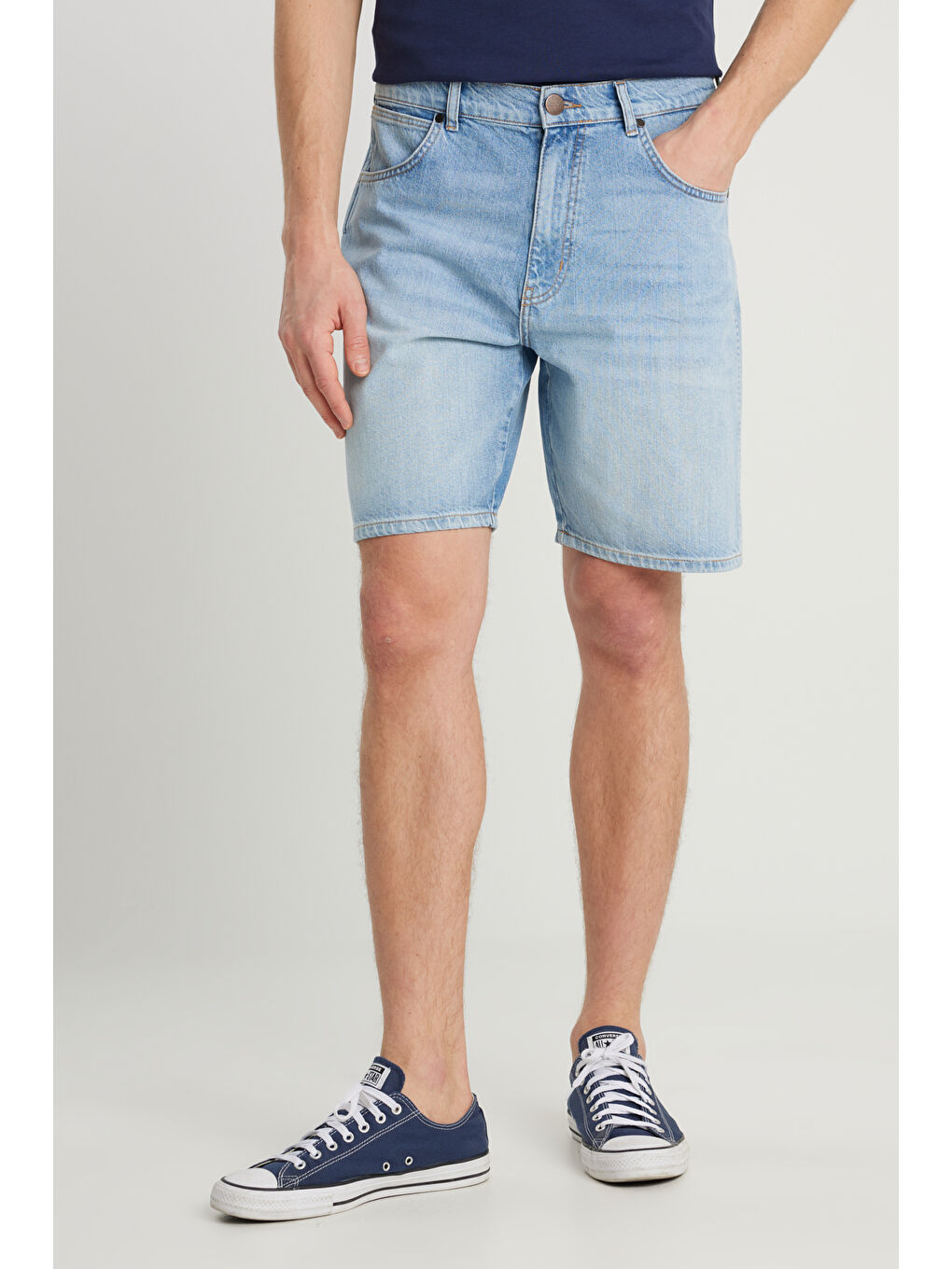 Frontier Regular Fit Normal Kesim %100 Pamuk Açık Mavi Jean Şort-2