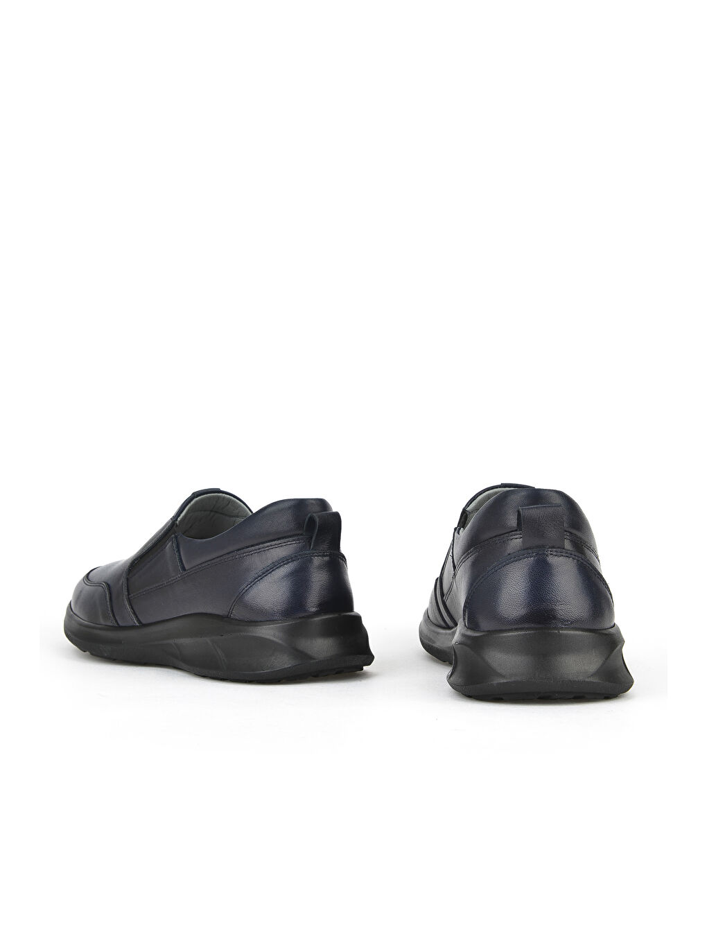 Erkek Hakiki Deri Konfor Ayakkabı 1531055Z1060 Lacivert-2