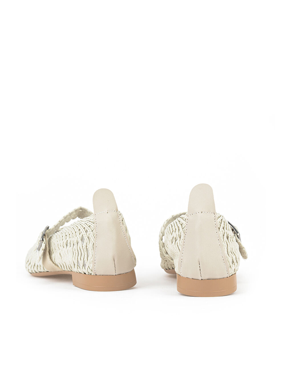 Hasır Örgü Kadın Babet 1611060Z1513 Bej-2