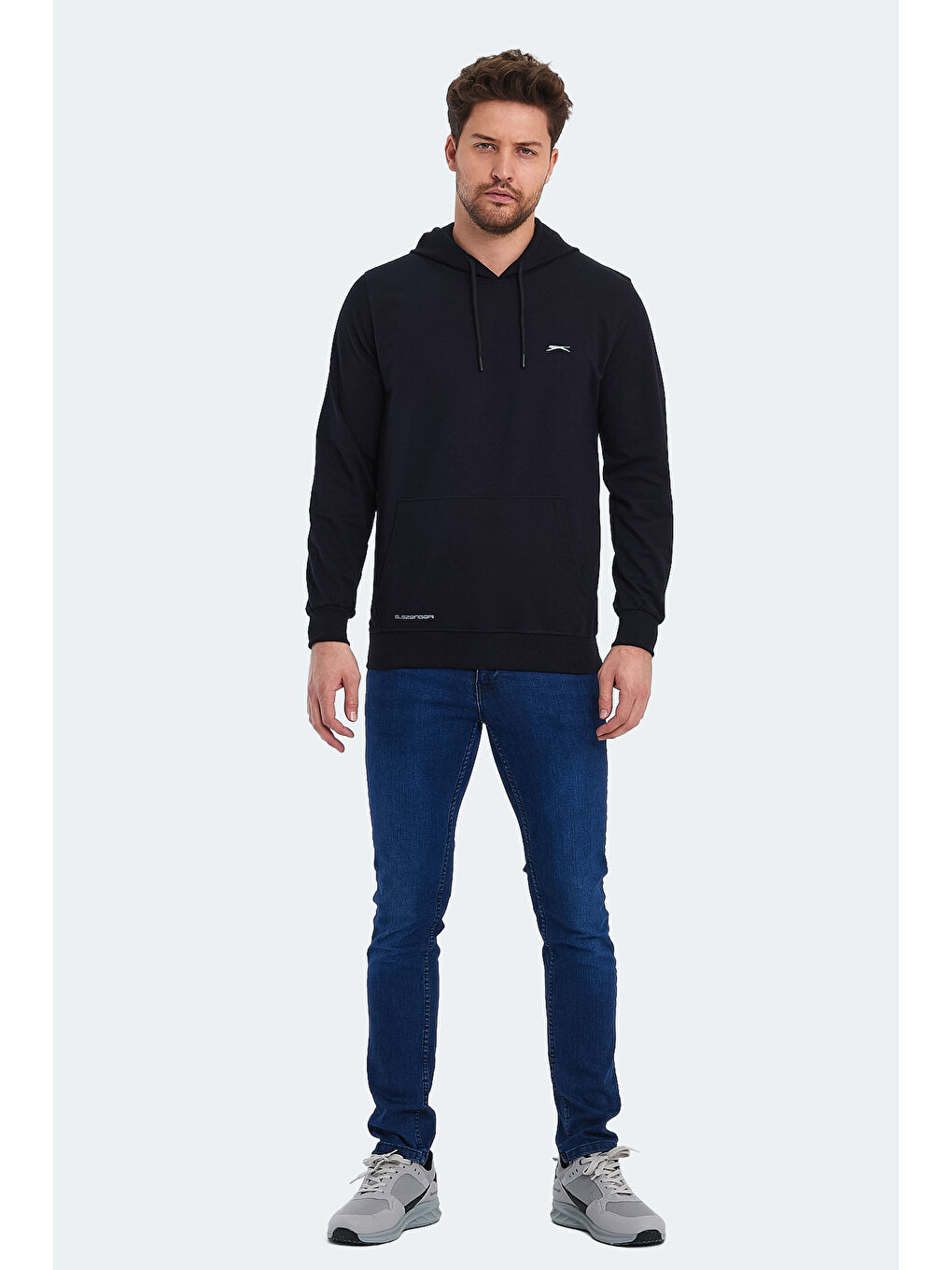 SLAZENGER OBRA IN Erkek Sweatshirt Lacivert - 6