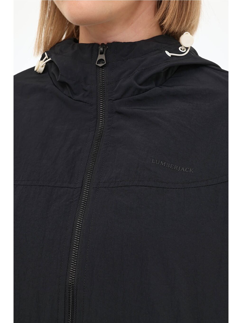 WL SUELA 18SF505 5FX Siyah Kadın Yağmurluk-3