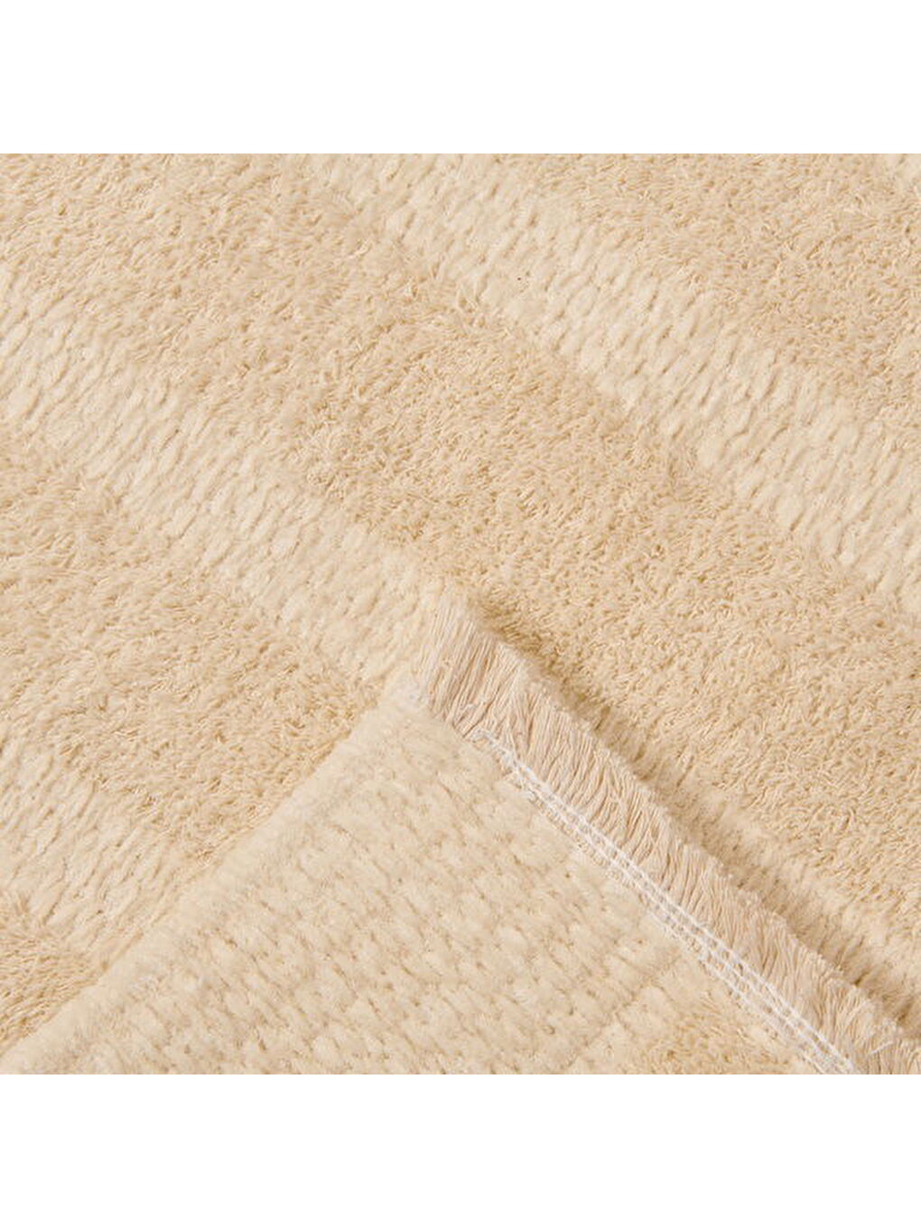 Soft Cobbler Dekoratif Halı - Bej - 120x180 cm-1