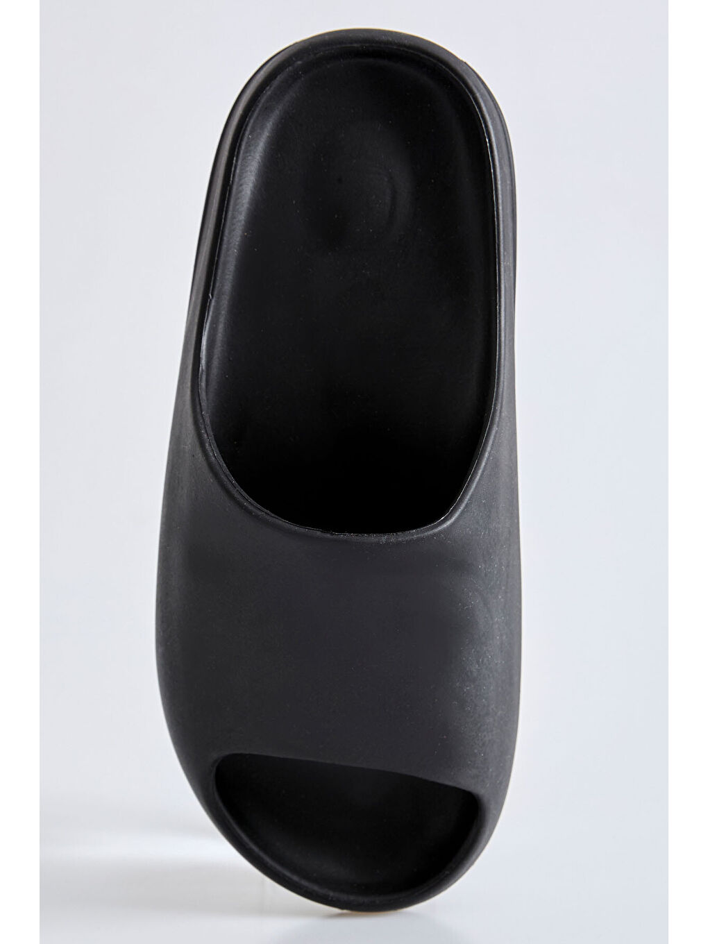 Siyah Yüksek Tabanlı Bantlı Erkek Terlik -89301-3