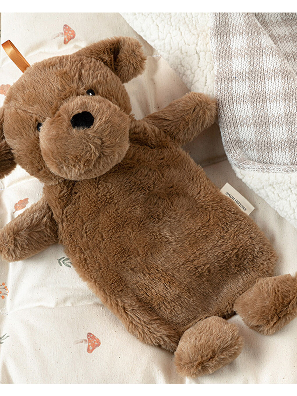 Cute Dogs Pelüş Sıcak Su Torbası Kahverengi