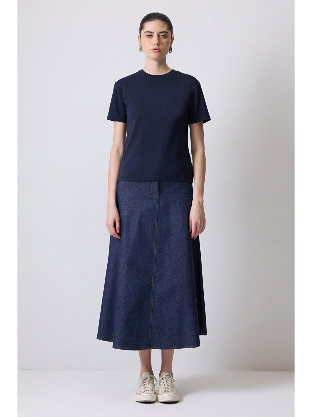 Touché Lacivert Regular Fit T-Shirt