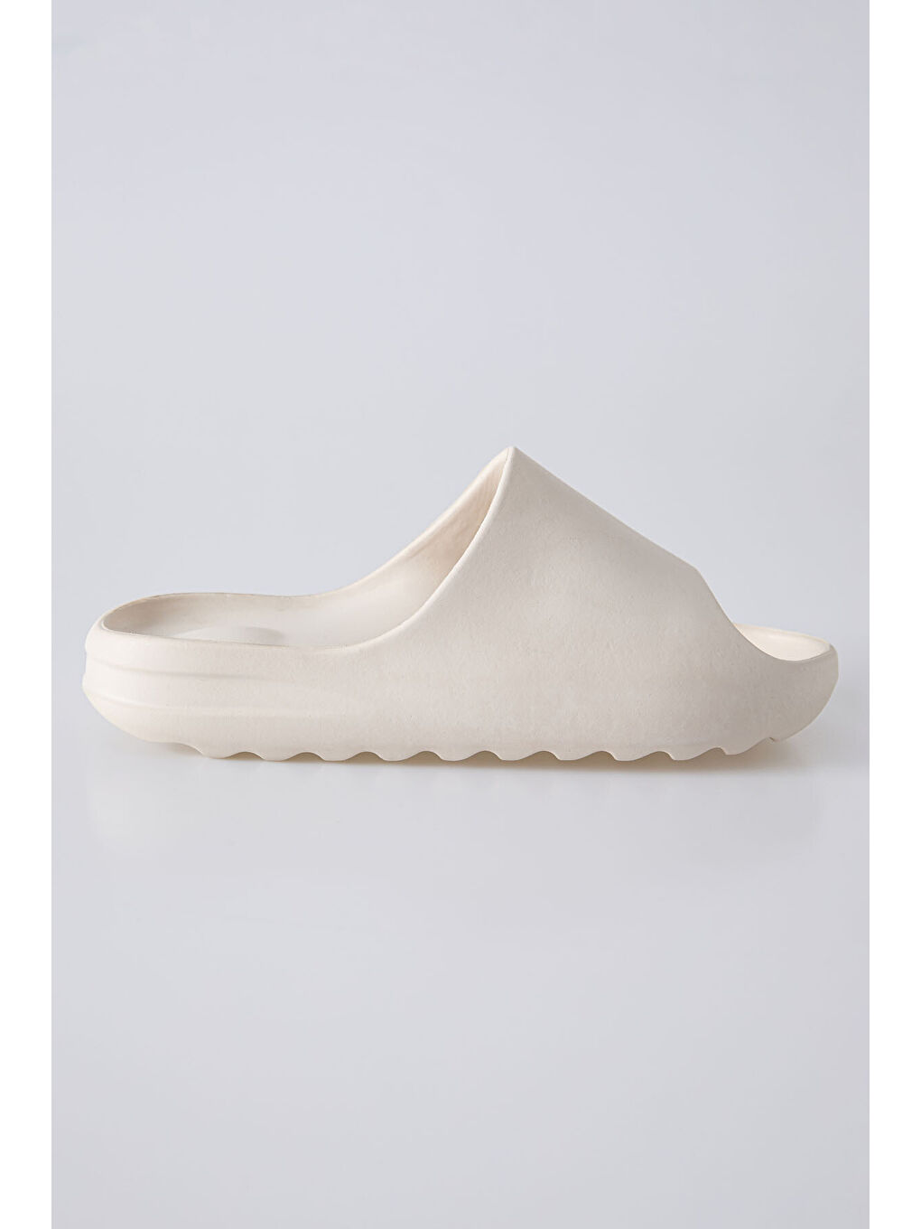 Bej Yüksek Tabanlı Bantlı Erkek Terlik -89301