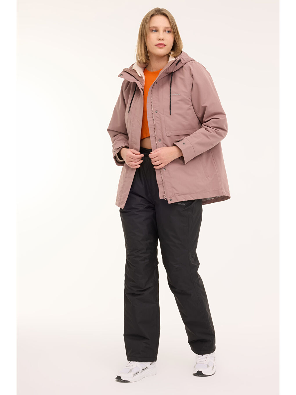 WL ZOE 2URB4 4PR Kahverengi Kadın Kısa Kaban-2