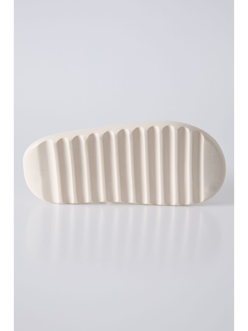 Bej Yüksek Tabanlı Bantlı Erkek Terlik -89301-4