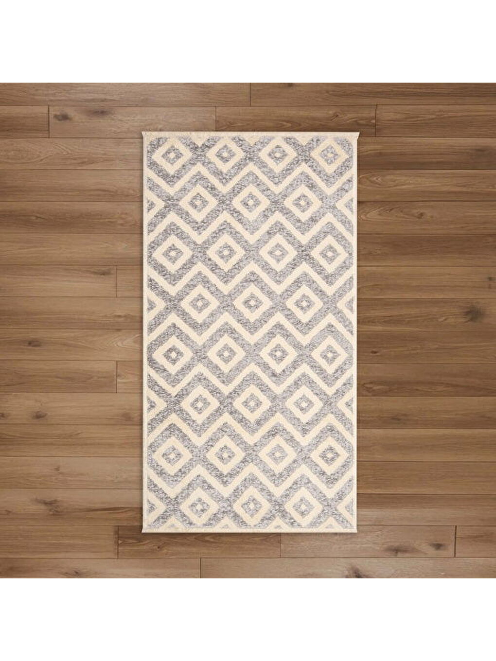 Soft Lomond Dekoratif Halı - Gri - 80x150 cm