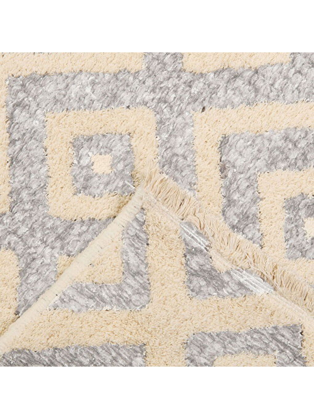 Soft Lomond Dekoratif Halı - Gri - 80x150 cm-1