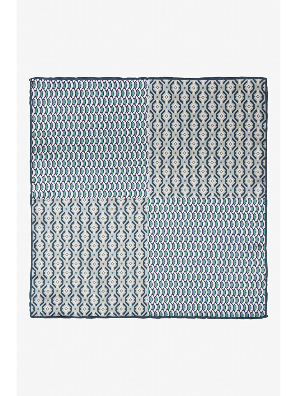 Erkek Yeşil Desenli Mendil