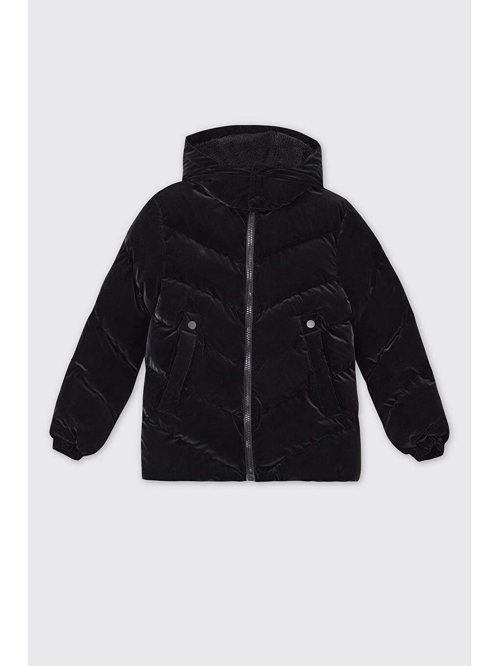 Erkek Çocuk Siyah Mont